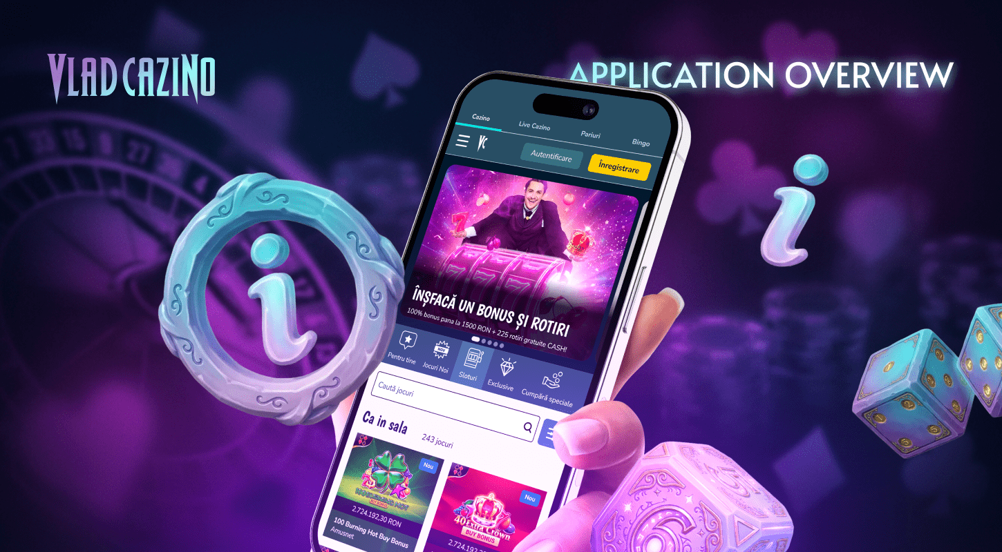 Get better acquainted with the Vlad Cazino UK Online application